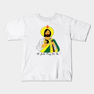 Saint Jude Pray For Us Kids T-Shirt